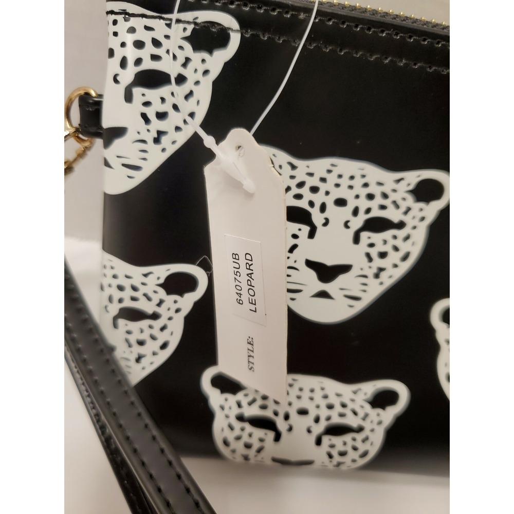 Far Nine California Style 64075UB LEOPARD wristlet/clutch. - Picture 2 of 6